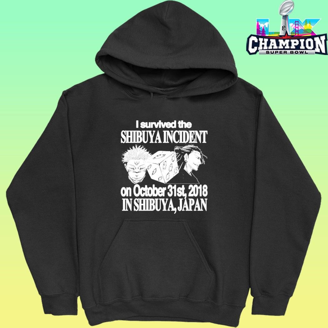 Jjk I Survived The Shibuya Incident On October 31st 2018 In Shibuya Japan Shirt