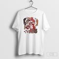Joe Brunner 56 Wisconsin Badgers Player Collage Graphic Shirt