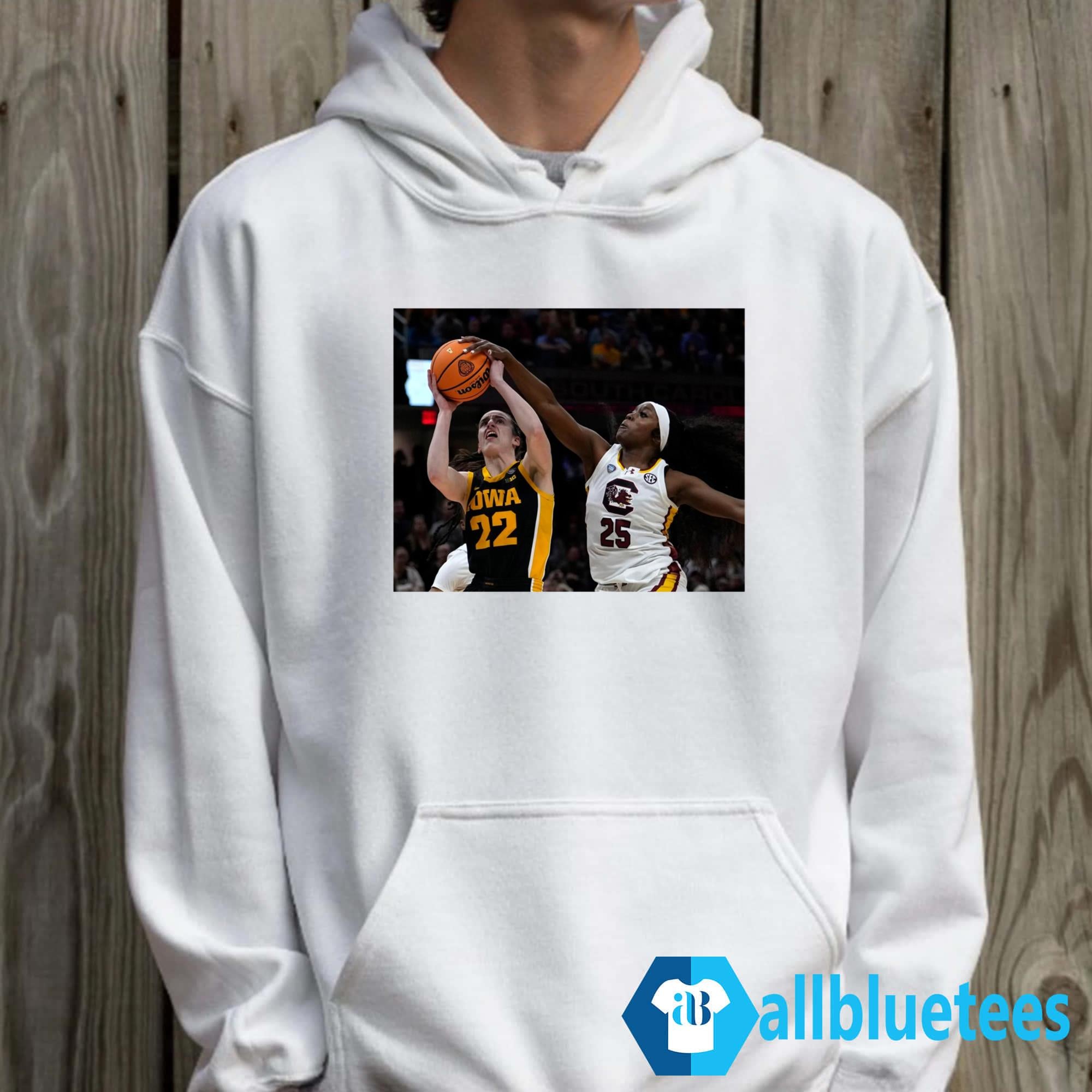 Johnson Blocks A Shot By Iowa Guard Shirt