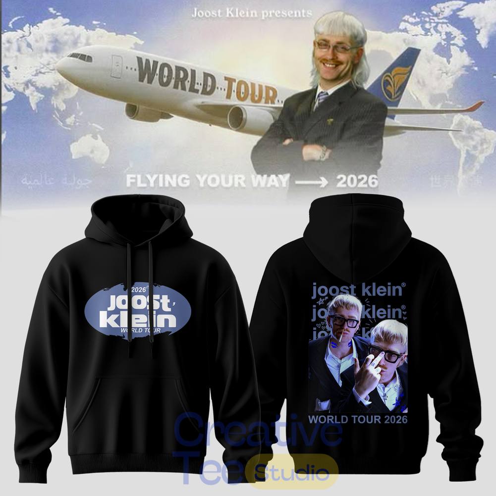 Joost Klein Flying Your Way World Tour 2026 Special Tee Hoodie