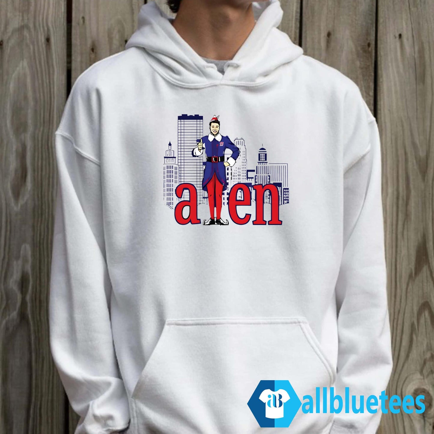 Josh Allen Elf Scoring Is My Favorite Bills Christmas Shirt