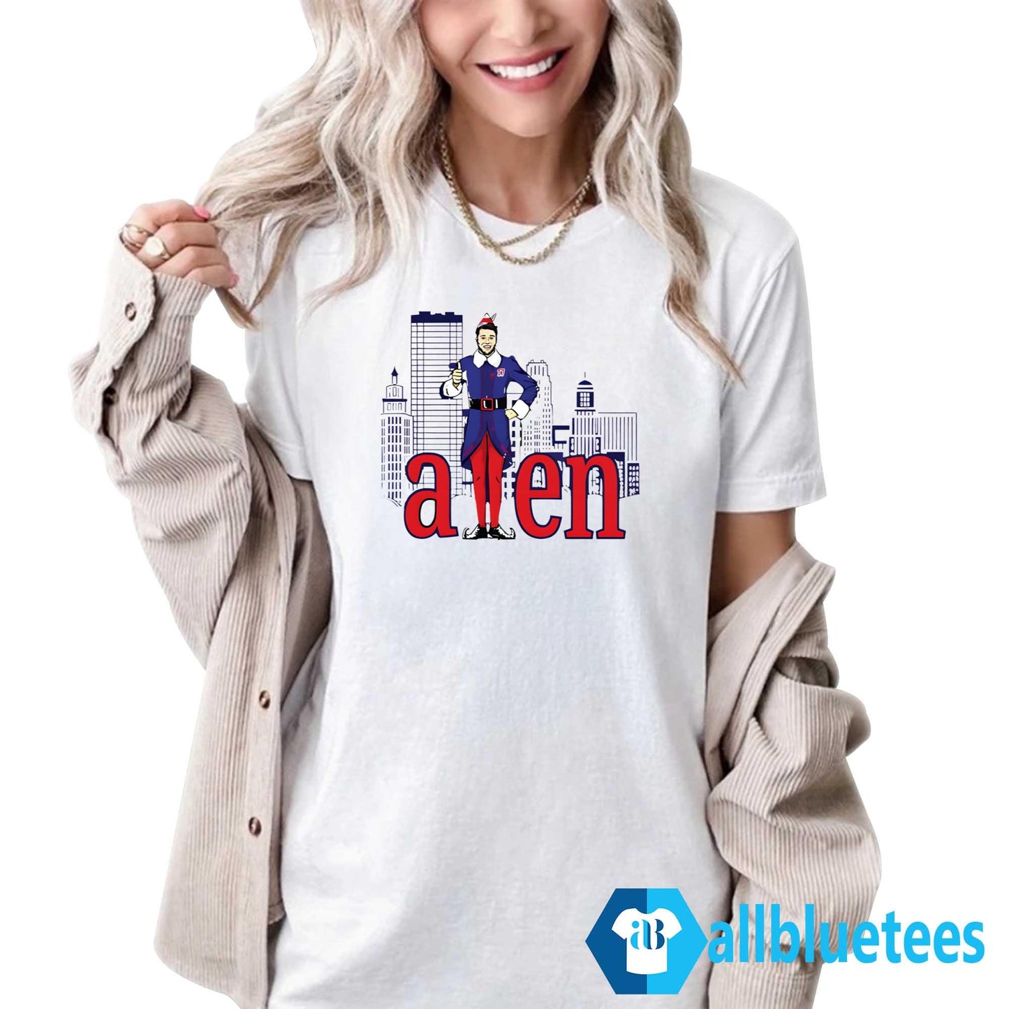Josh Allen Elf Scoring Is My Favorite Bills Christmas Shirt