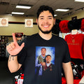 Josh Kroenke Wearing Gabriel and Saliba Step Brothers Shirt