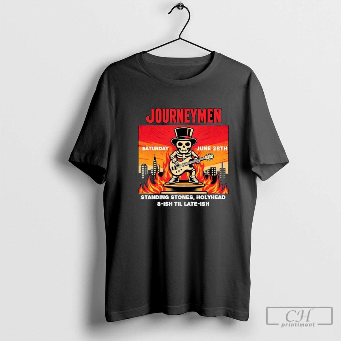 Journeymen Standing Stones Holyhead Skeleton Shirt Sweater