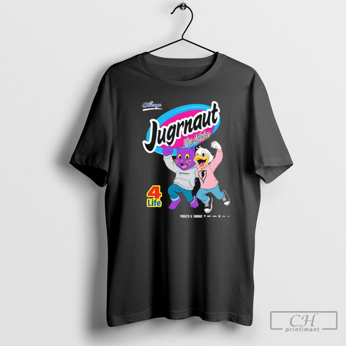 Jugrnaut Viva Mexico Chicago 4 Life Characters Shirt Sweater