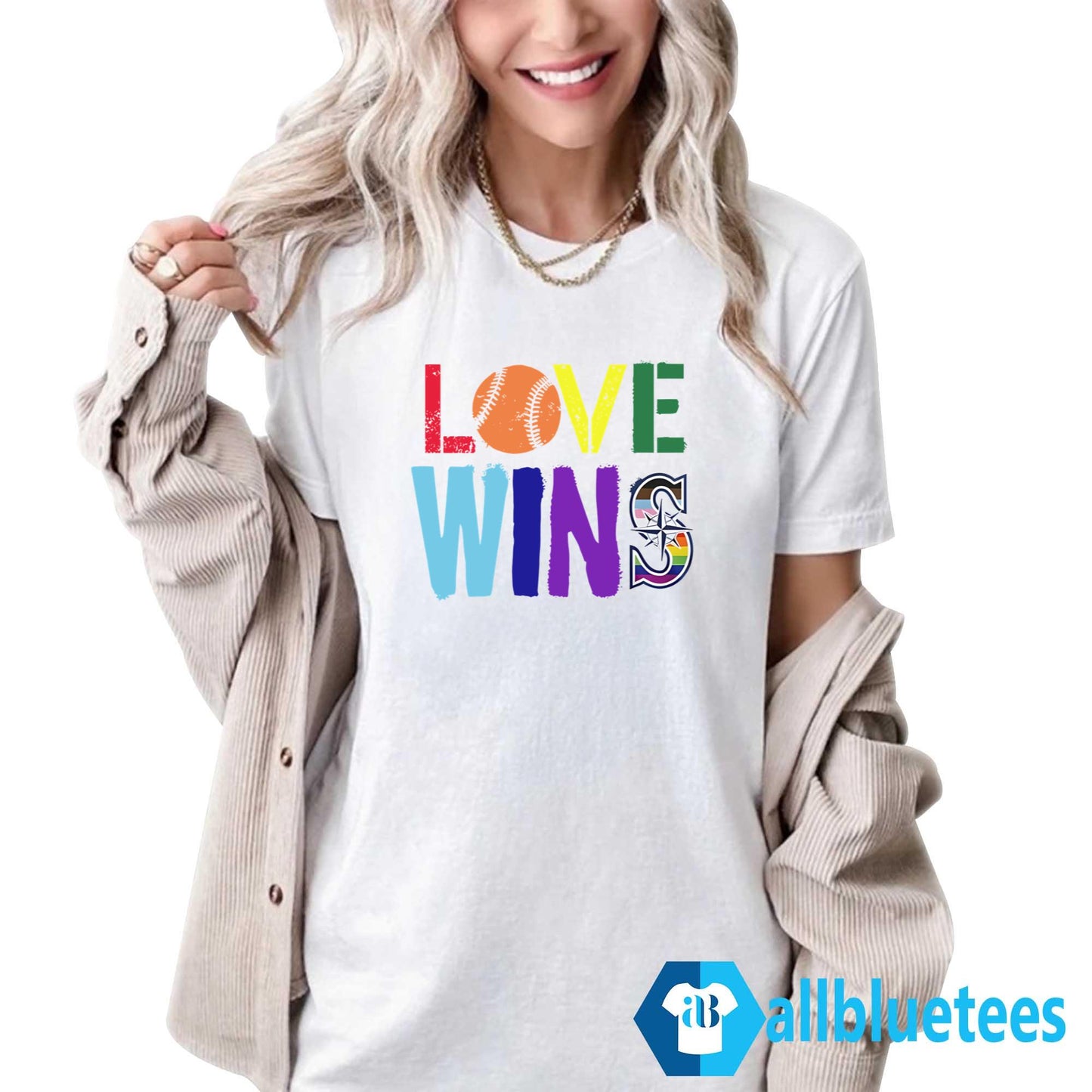 Julio Rodriguez Mariners Love Wins Shirt