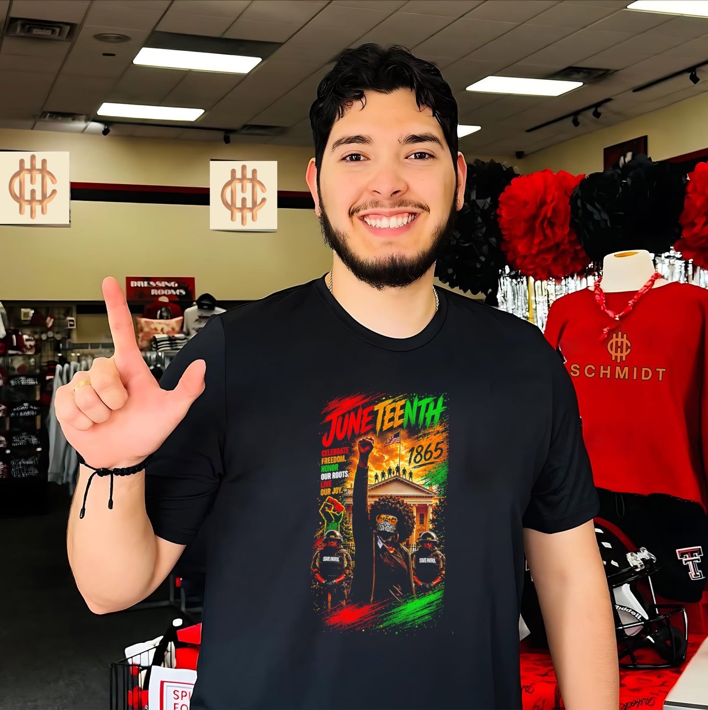 Juneteenth 1865 celebrate freedom honor our roots live our joy shirt