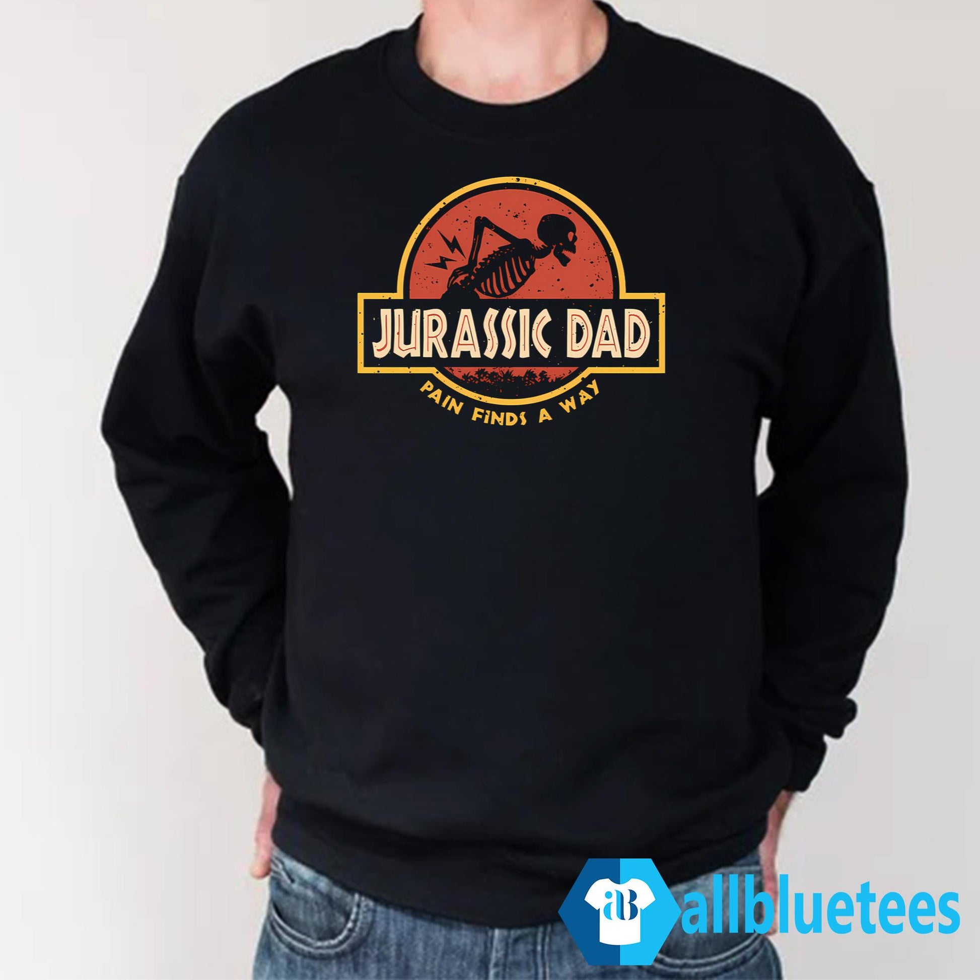 Jurassic Dad Pain Finds A Way Shirt