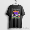 Just A Woman Who Loves Fall And Washington Huskies X The Peanuts Walking Shirt