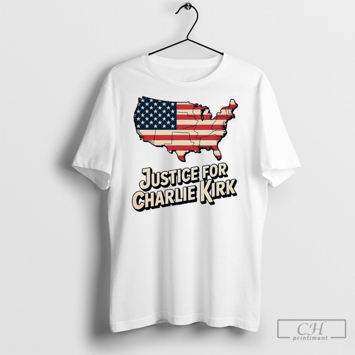 Justice For Charlie Kirk American Territory Flag Memorial Shirt Sweater