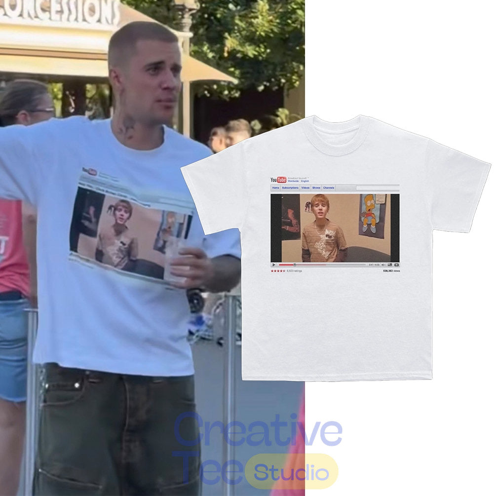 Justin Bieber Kidrauhl Youtube T-Shirt