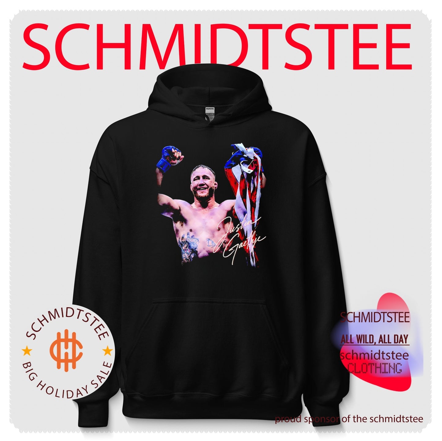 Justin Gaethje 2026 UFC Champions signature shirt