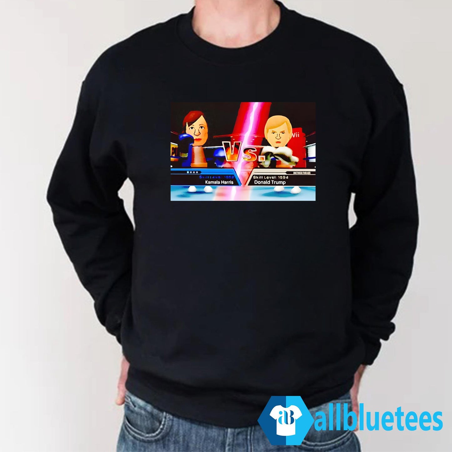 Kamala Harris X Donald Trump Wii Boxing Presidential Election Shirt