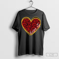 Kansas City Chiefs Hallow Leopard Heart Shirt