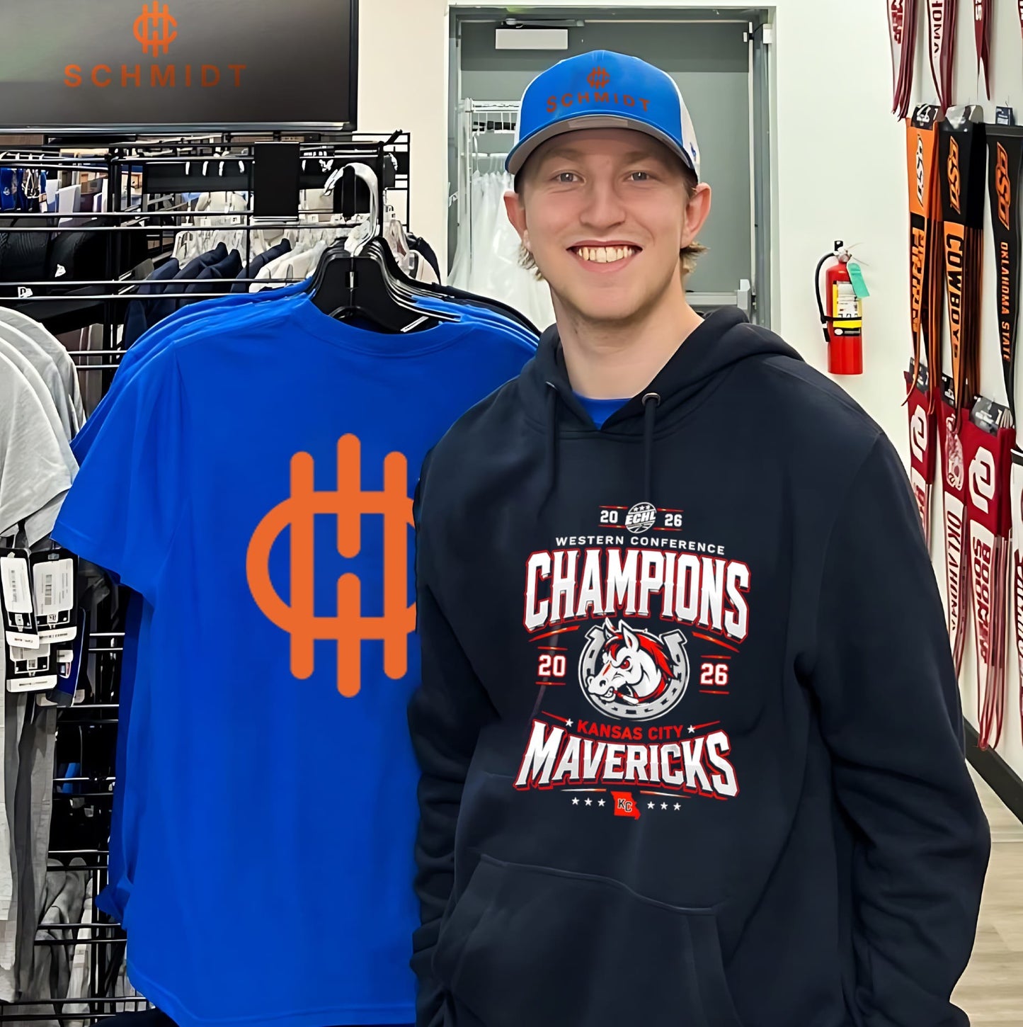 Kansas City Mavericks 2026 Western Conference Champions classic shirt