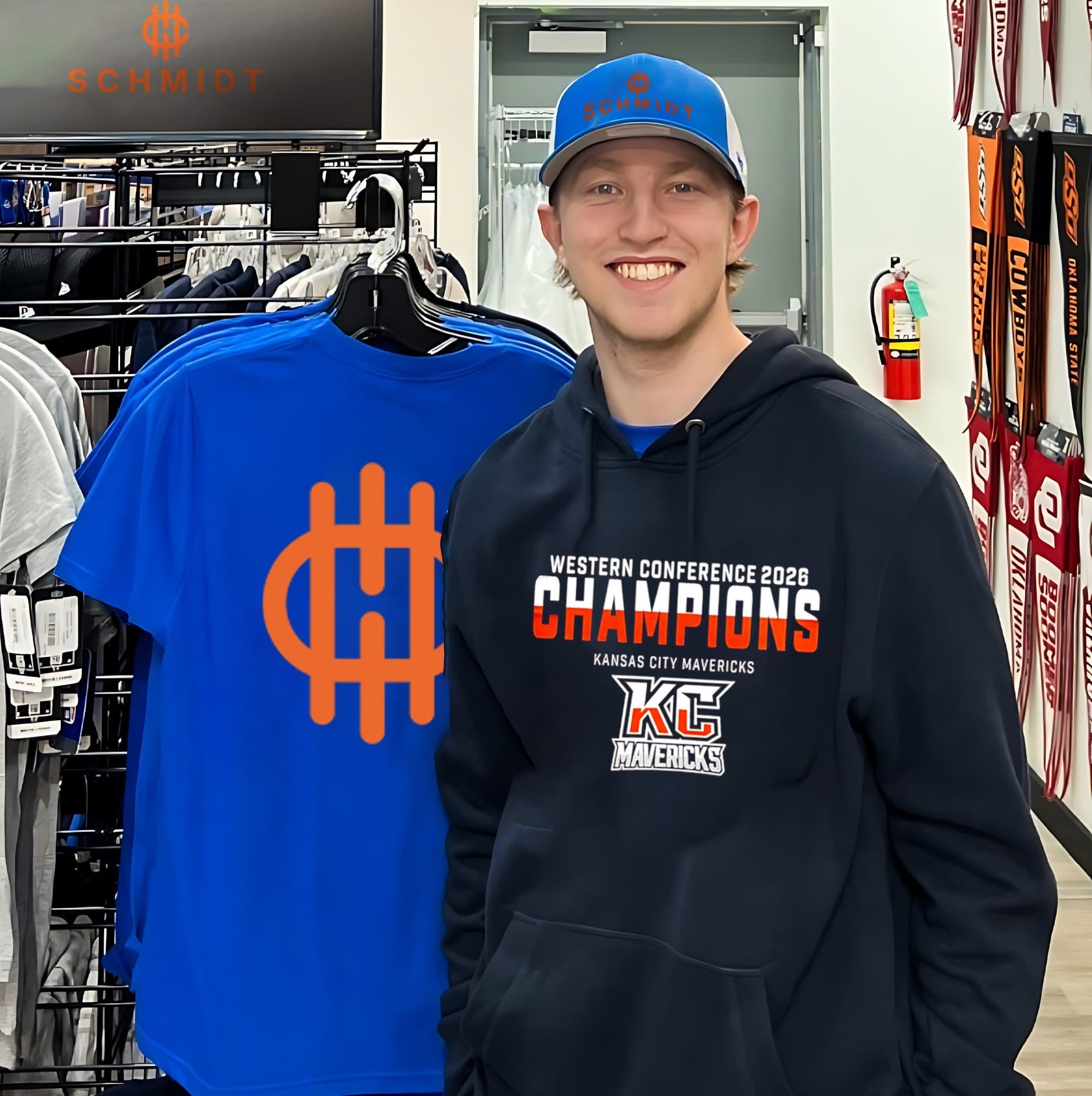 Kansas City Mavericks Western Conference Hockey Champions 202 logo shirt