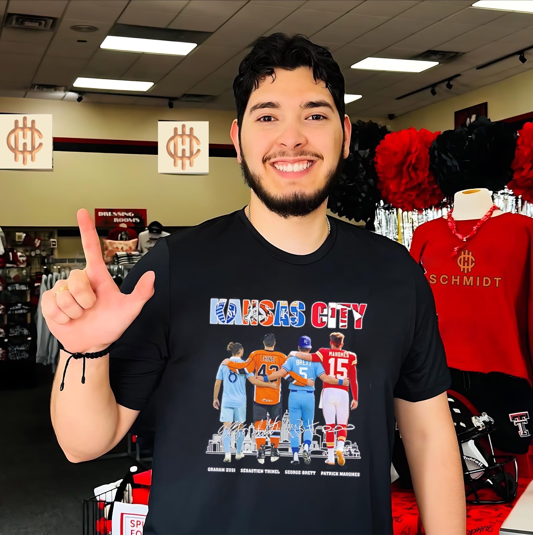 Kansas City Sports members skyline signature shirt