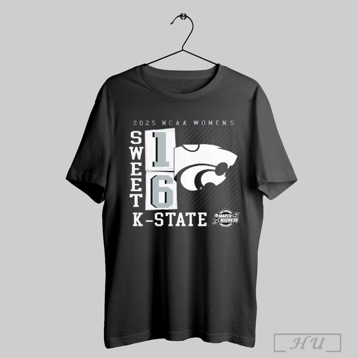 Kansas State Wildcats 2025 Ncaa Womens March Madness Sweet 16 T Shirt