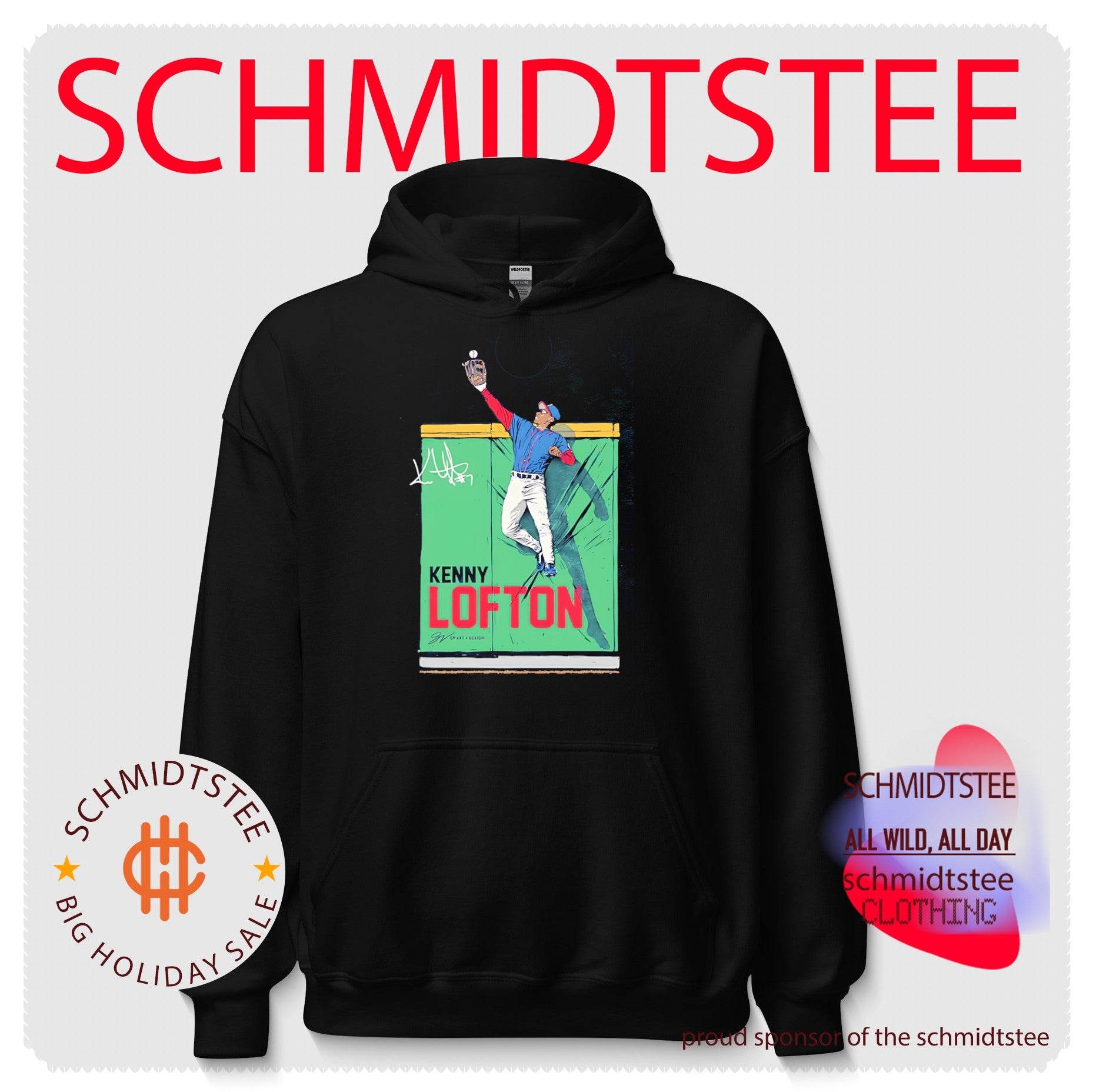 Kenny Lofton the catch illustration shirt