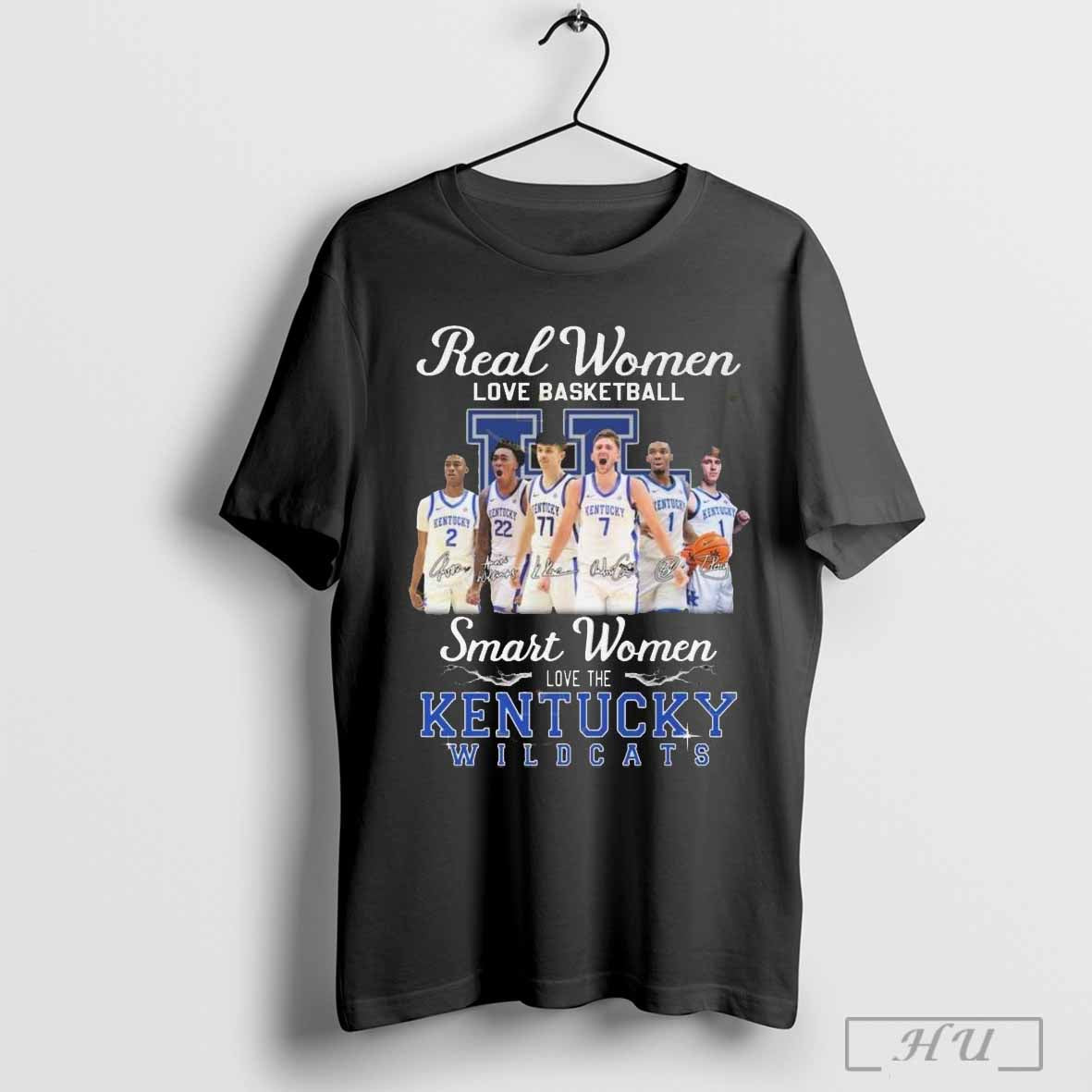 Kentucky Wildcats Real Women Love Basketball Smart Women Love The Kentucky Wildcats Signatures 2024