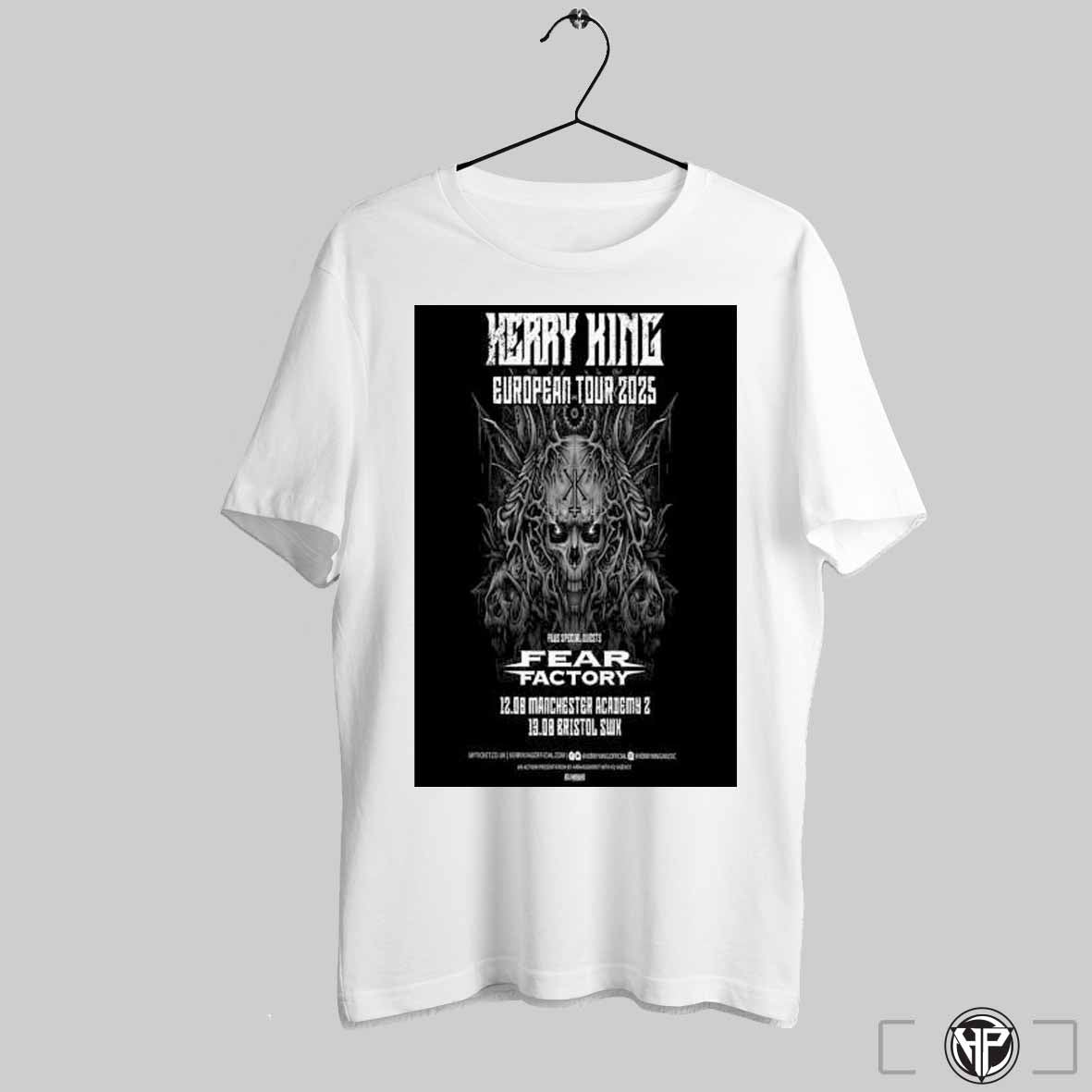 Kerry King European Tour 2025 Fear Factory Shirt Trendy