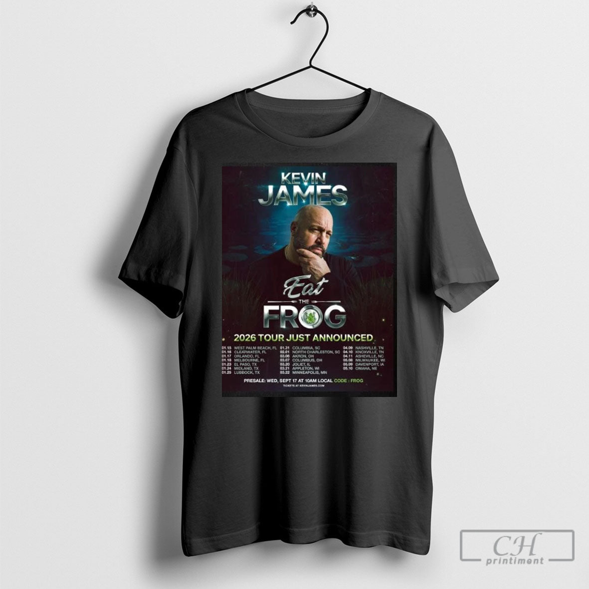 Kevin James Eat The Frog 2026 Shirt Sweater