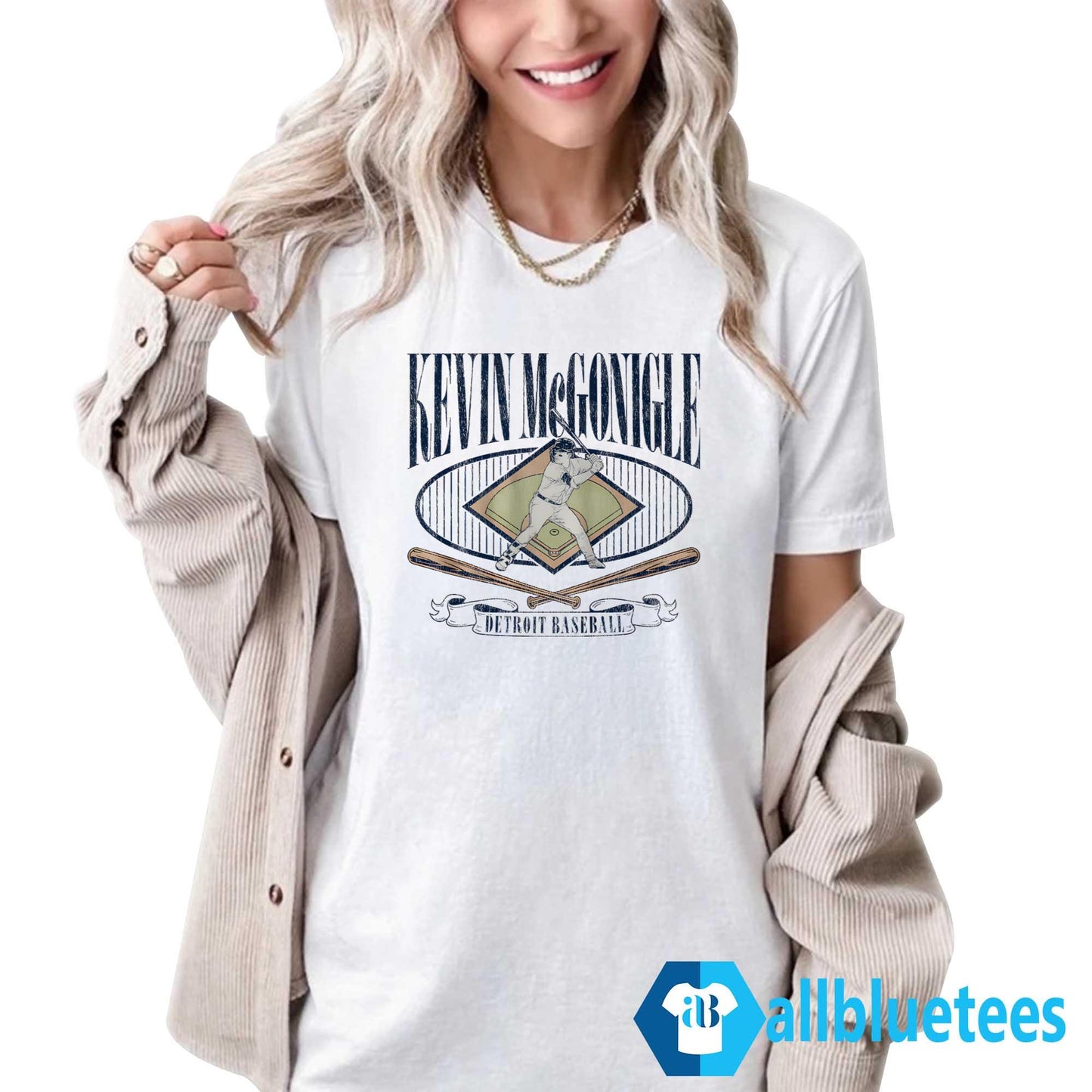 Kevin McGonigle Detroit Baseball Diamond Standouts Shirt