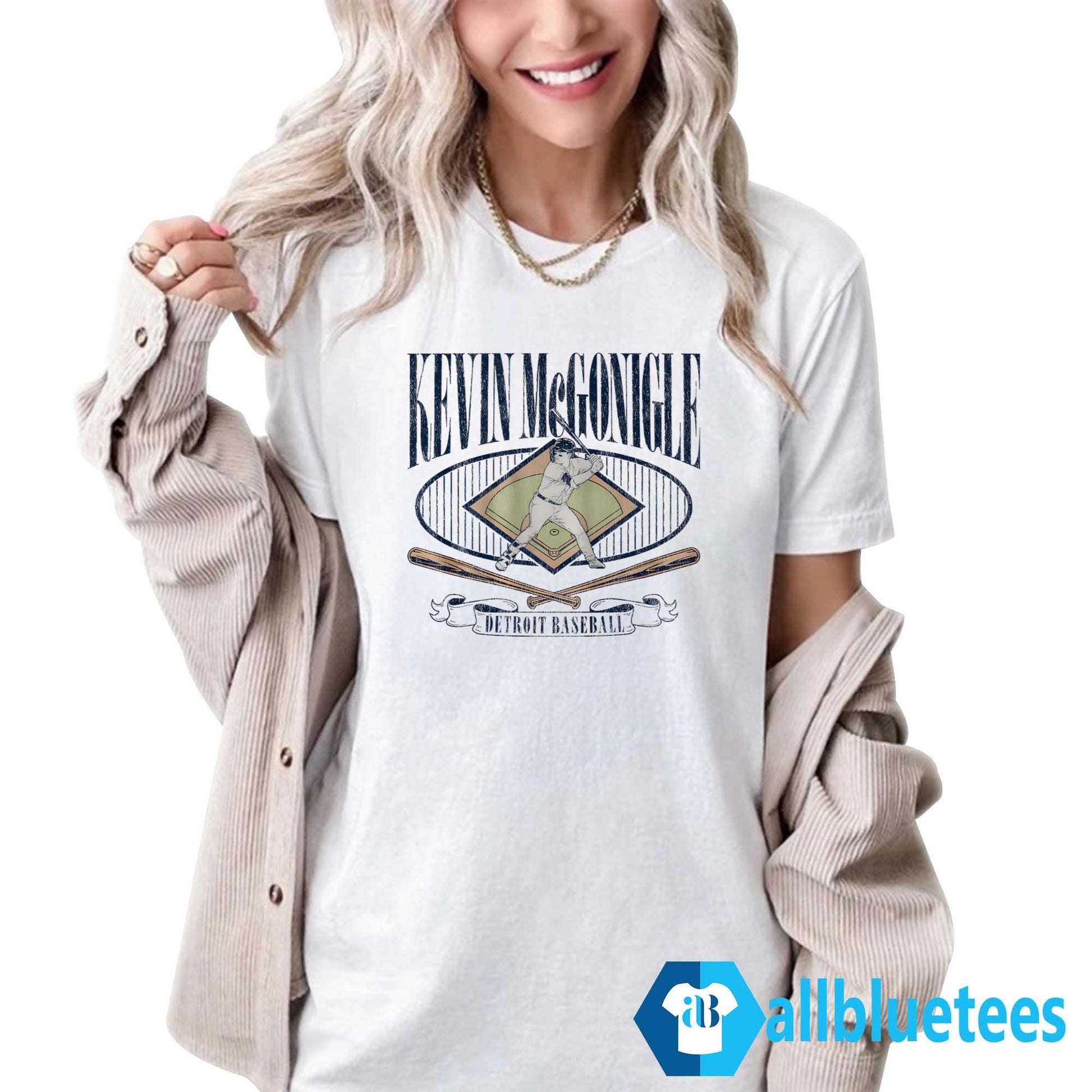 Kevin McGonigle Detroit Baseball Diamond Standouts Shirt