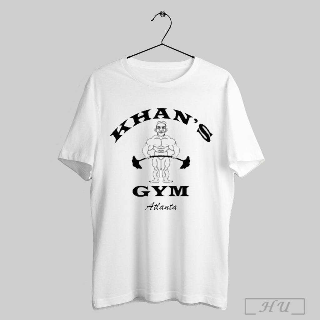 Khans Gym White 2025 T Shirt