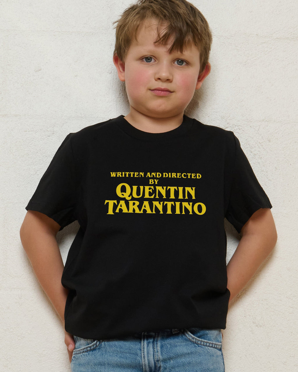 Written and Directed by Quentin Tarantino Kids T-Shirt