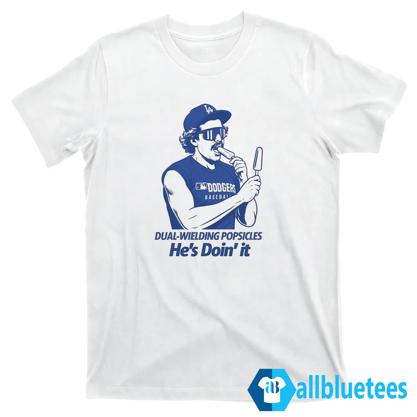 Kiké Hernandez Dual Wielding Popsicles He’s Doin’ It Shirt