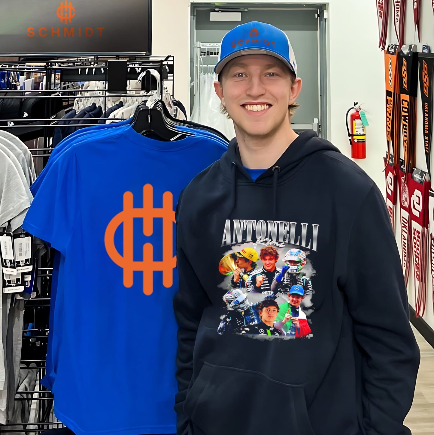 Kimi Antonelli Bootleg player collage shirt