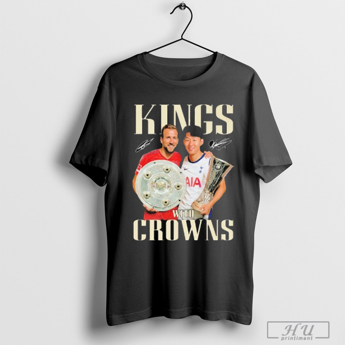 King With Crowns Son Heung Min X Harry Kane Signatures T Shirt