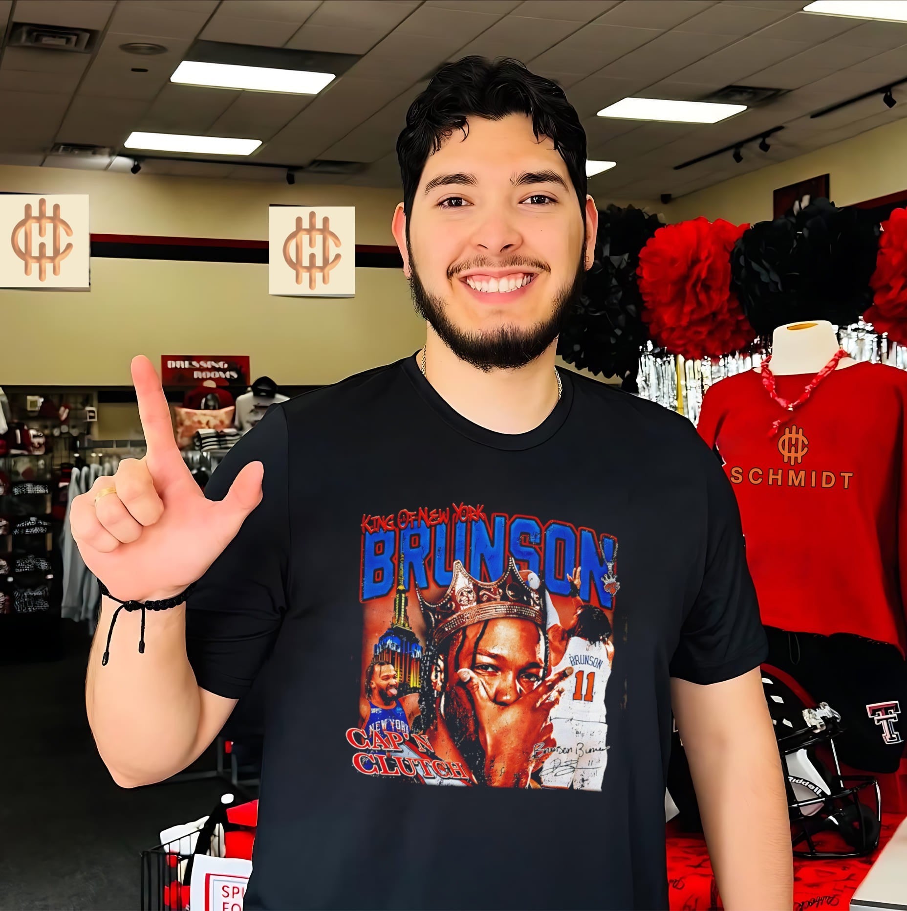King of New York Knicks Jalen Brunson Cap’ N Clutch vintage shirt