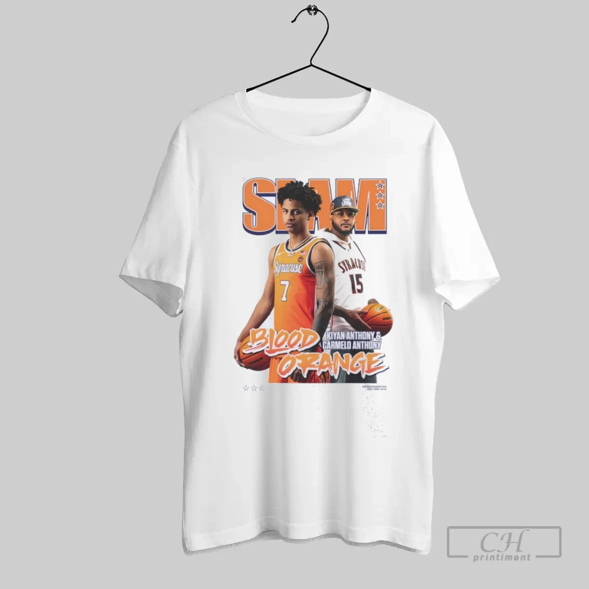 Kiyan And Carmelo Anthony Slam Cover 258