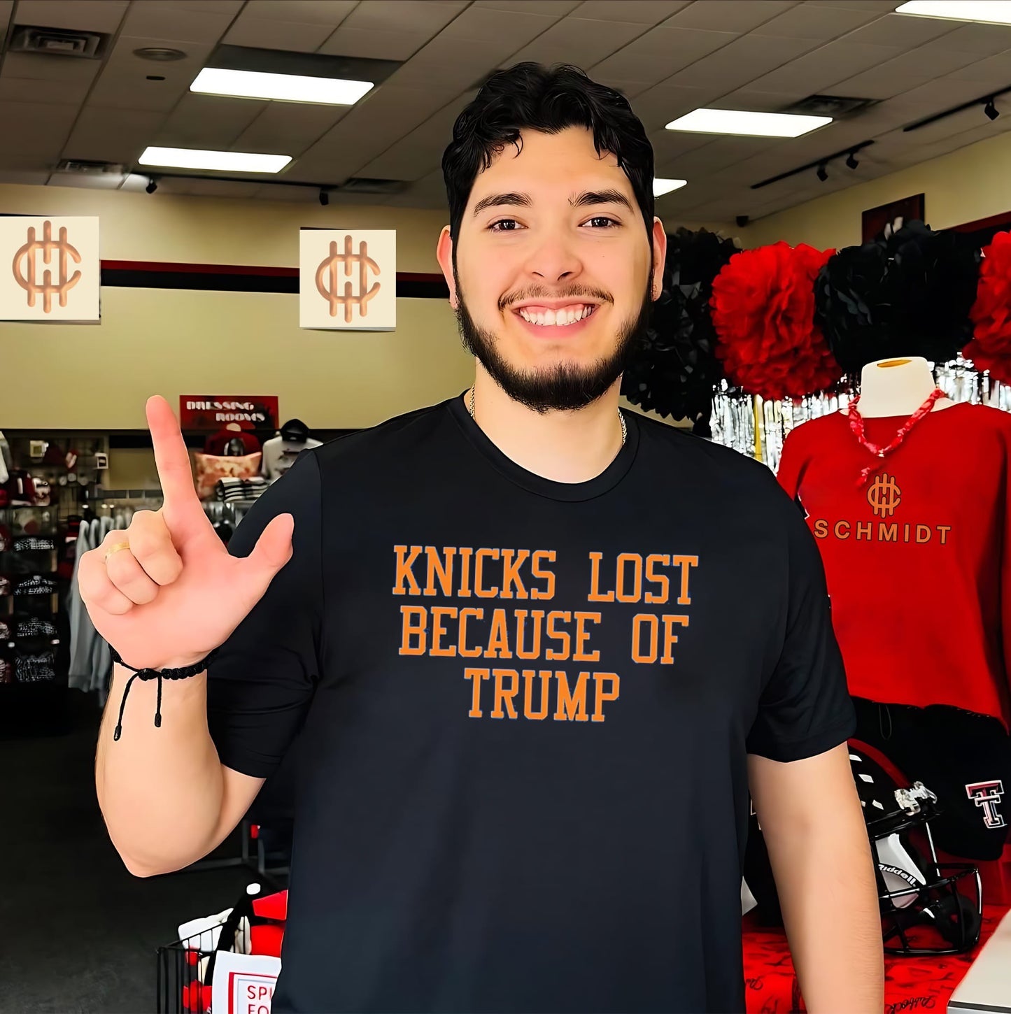 Knicks lost because of Trump shirt