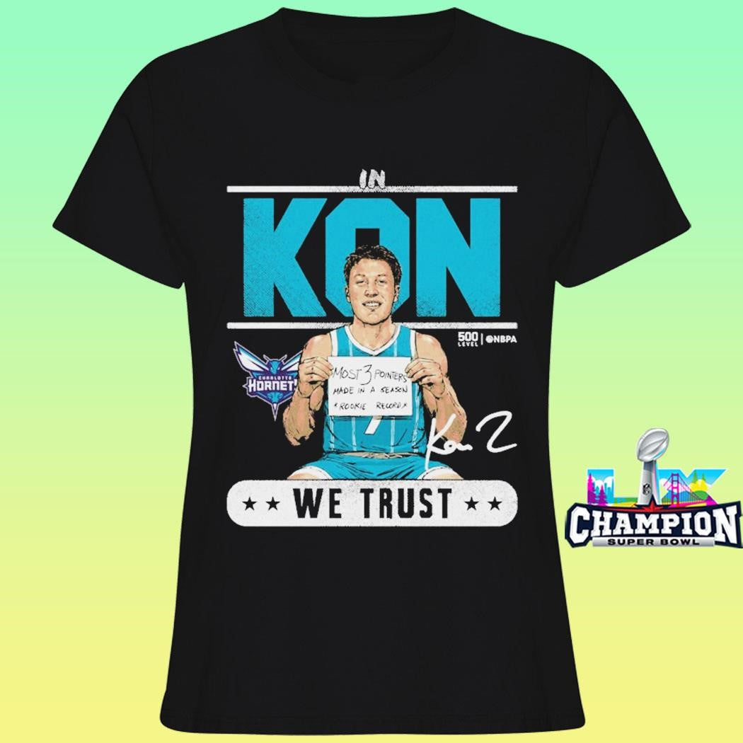 Kon Knueppel Charlotte Hornets Rookie Record Trust Shirt