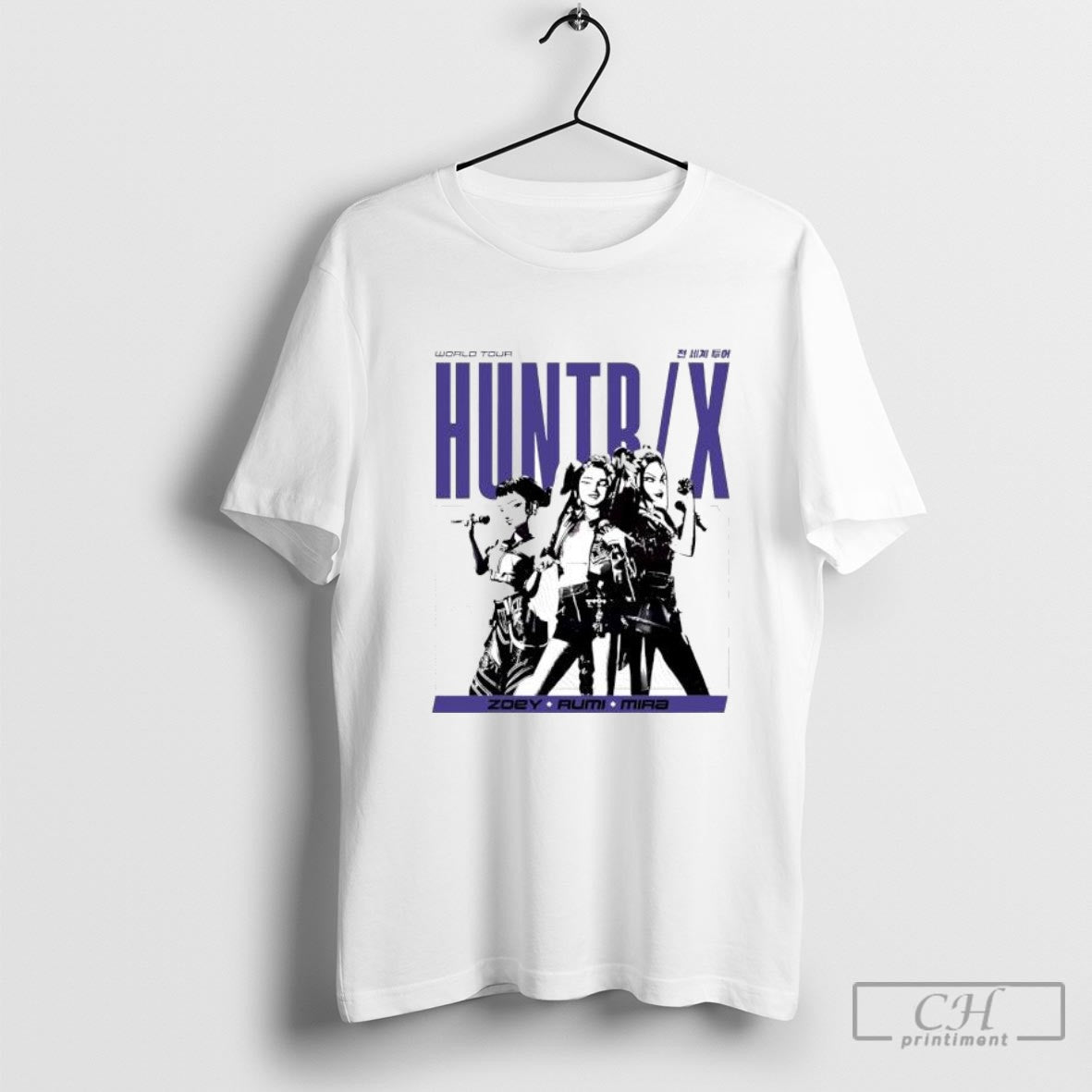 Kpop Demon Hunters Huntrx World Tour Zoey Rumi Mira Shirt Sweater