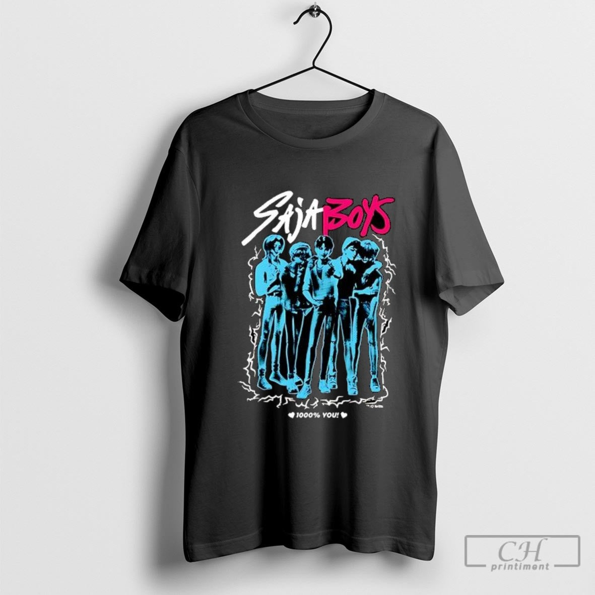 Kpop Demon Hunters Saja Boys Tie Dye Shirt Sweater