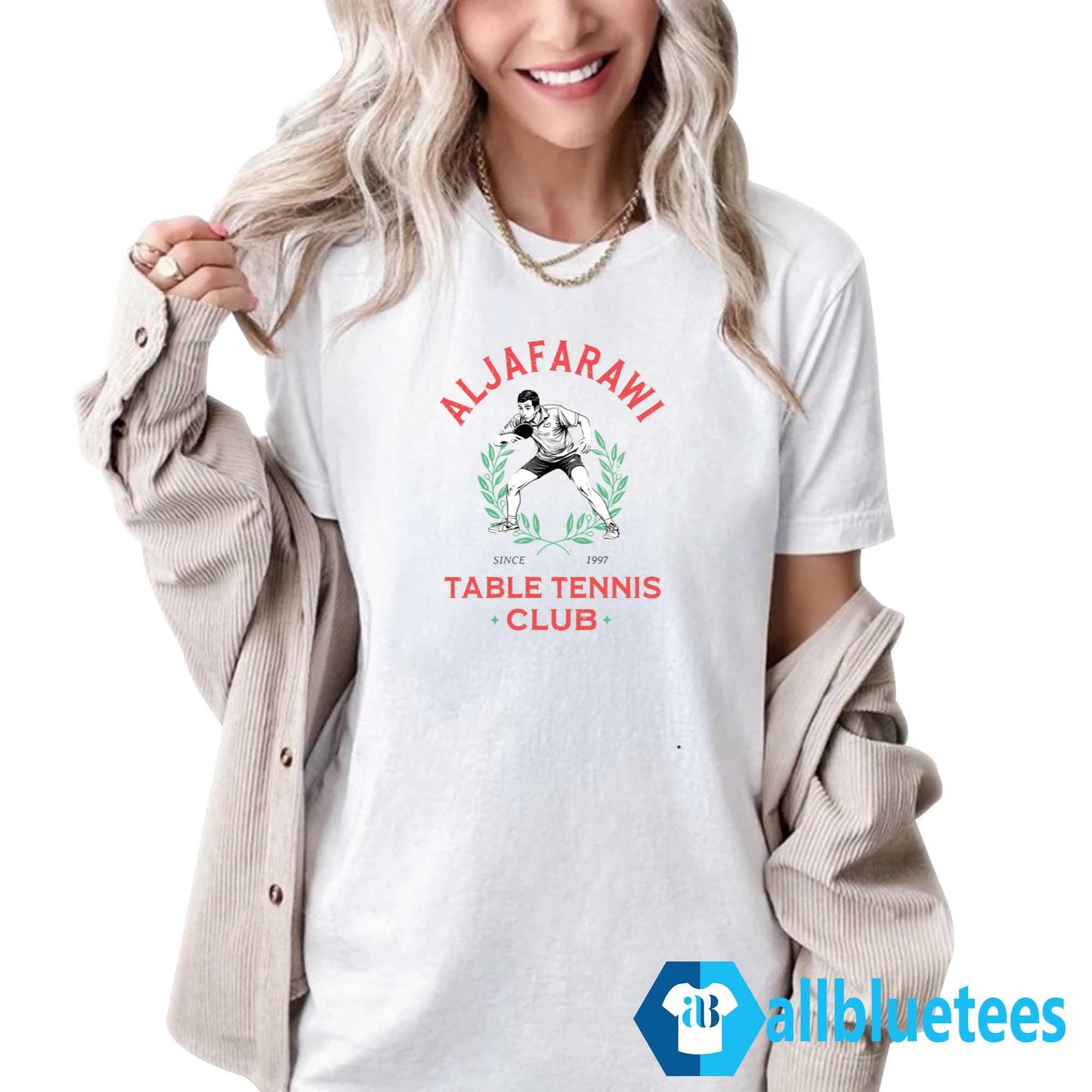 Kyrie Irving Aljafarawi Table Tennis Club Shirt