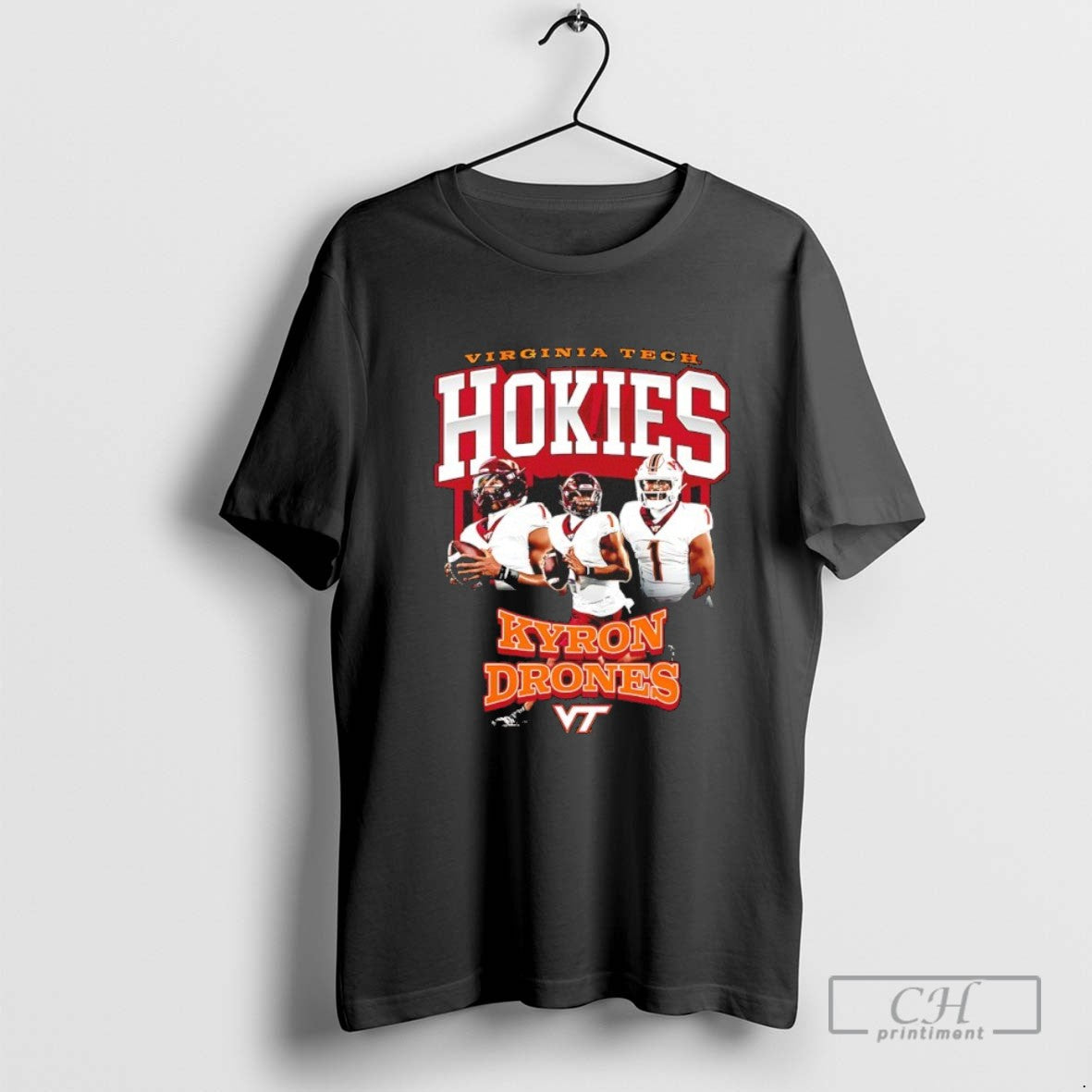 Kyron Drones Virgina Tech Hokies 2025 Ncaa Player Vintage