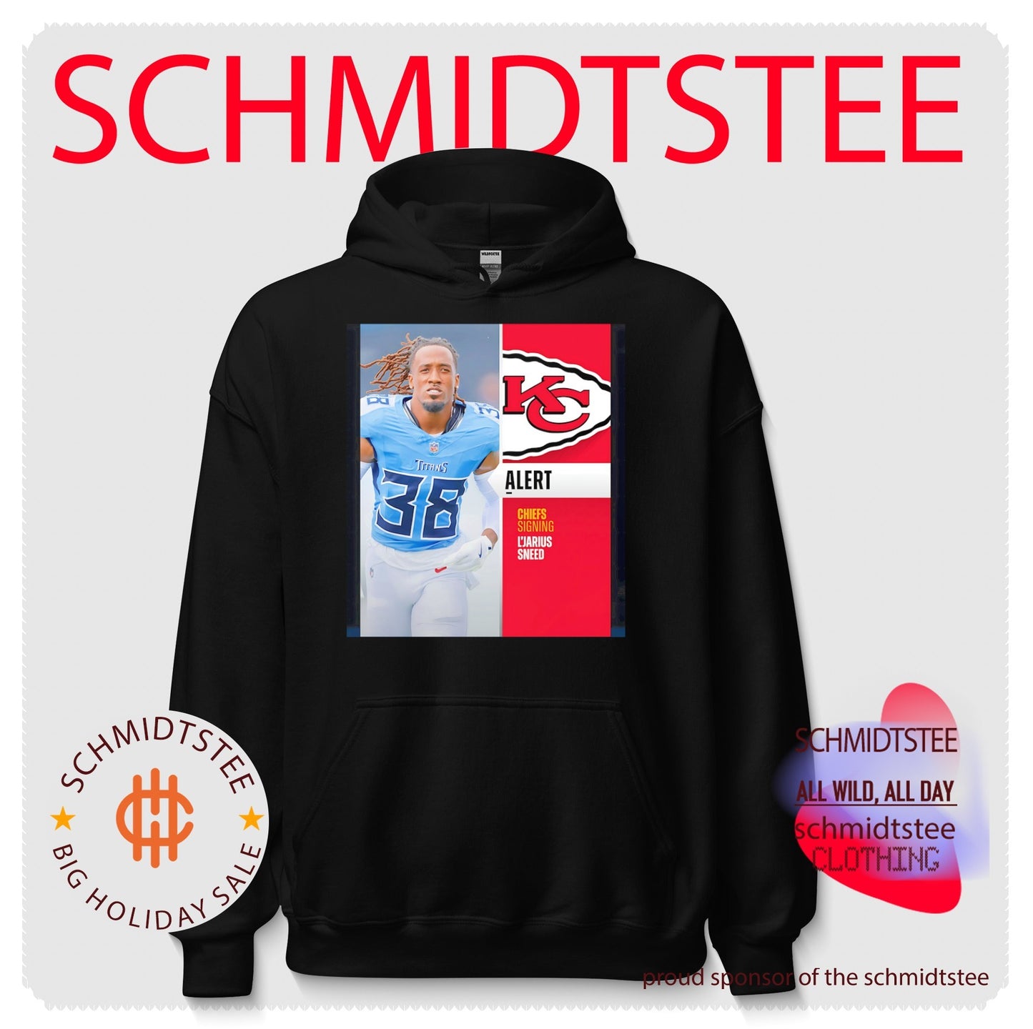 L’Jarius Sneed signing Kansas City Chiefs poster shirt