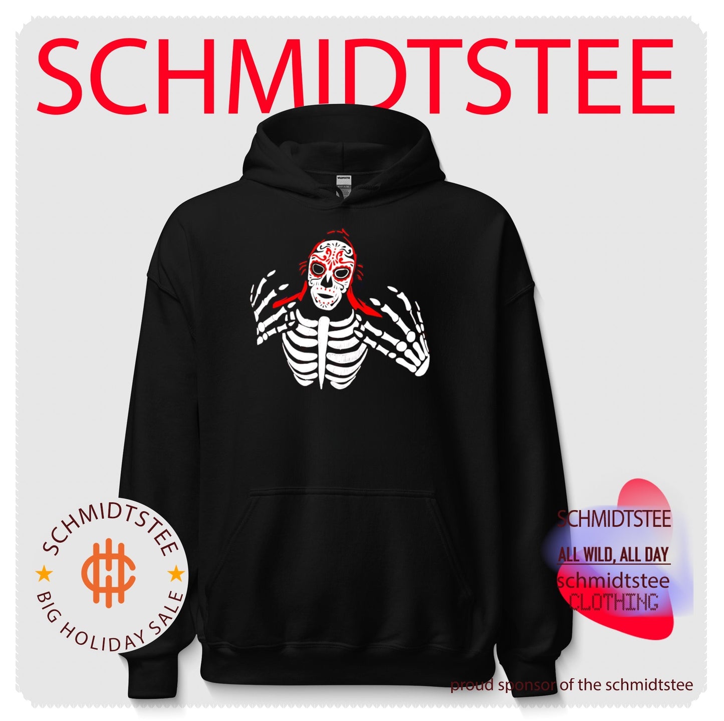 La Parka skeleton Pose shirt