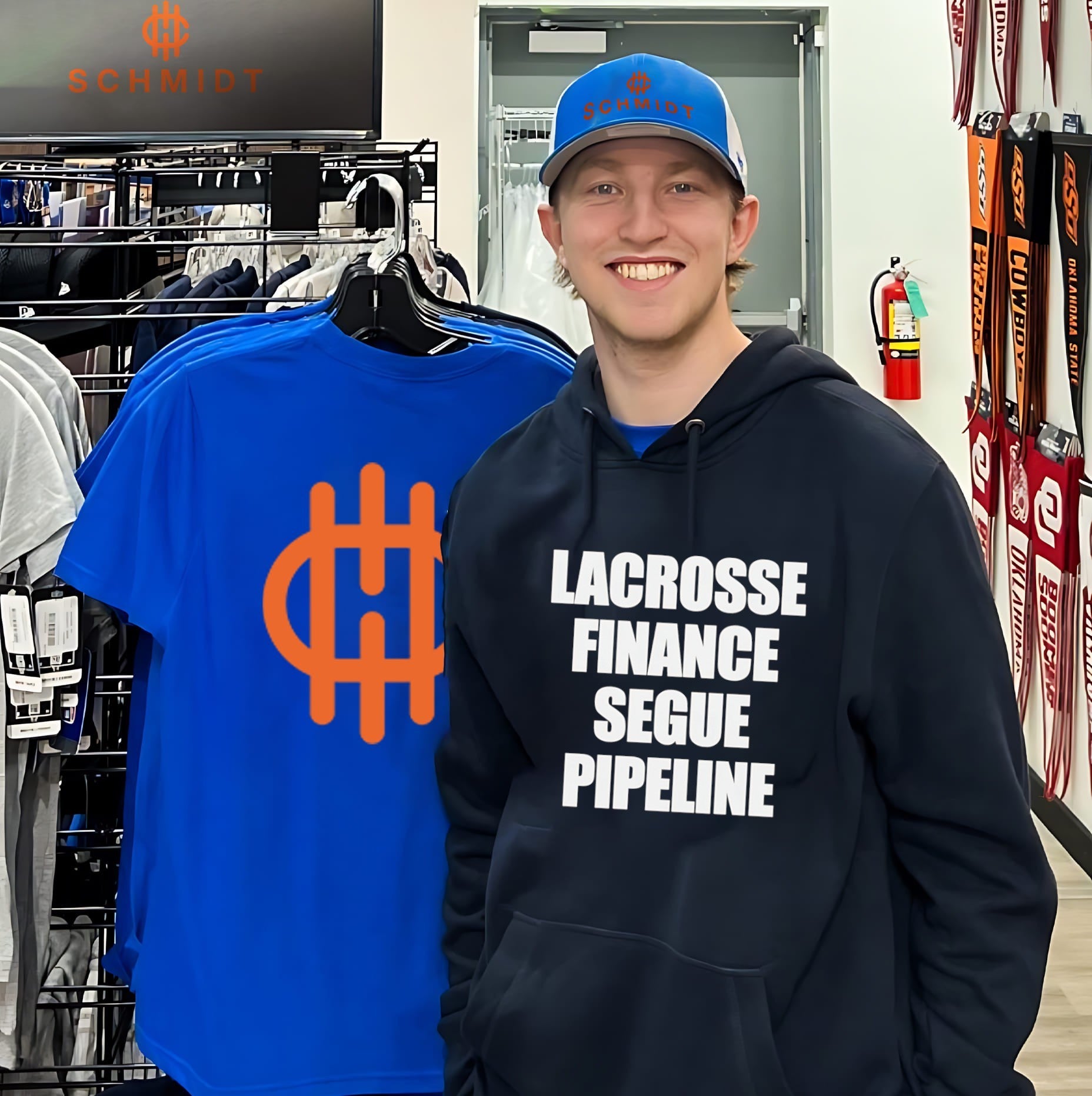 Lacrosse finance segue pipeline shirt