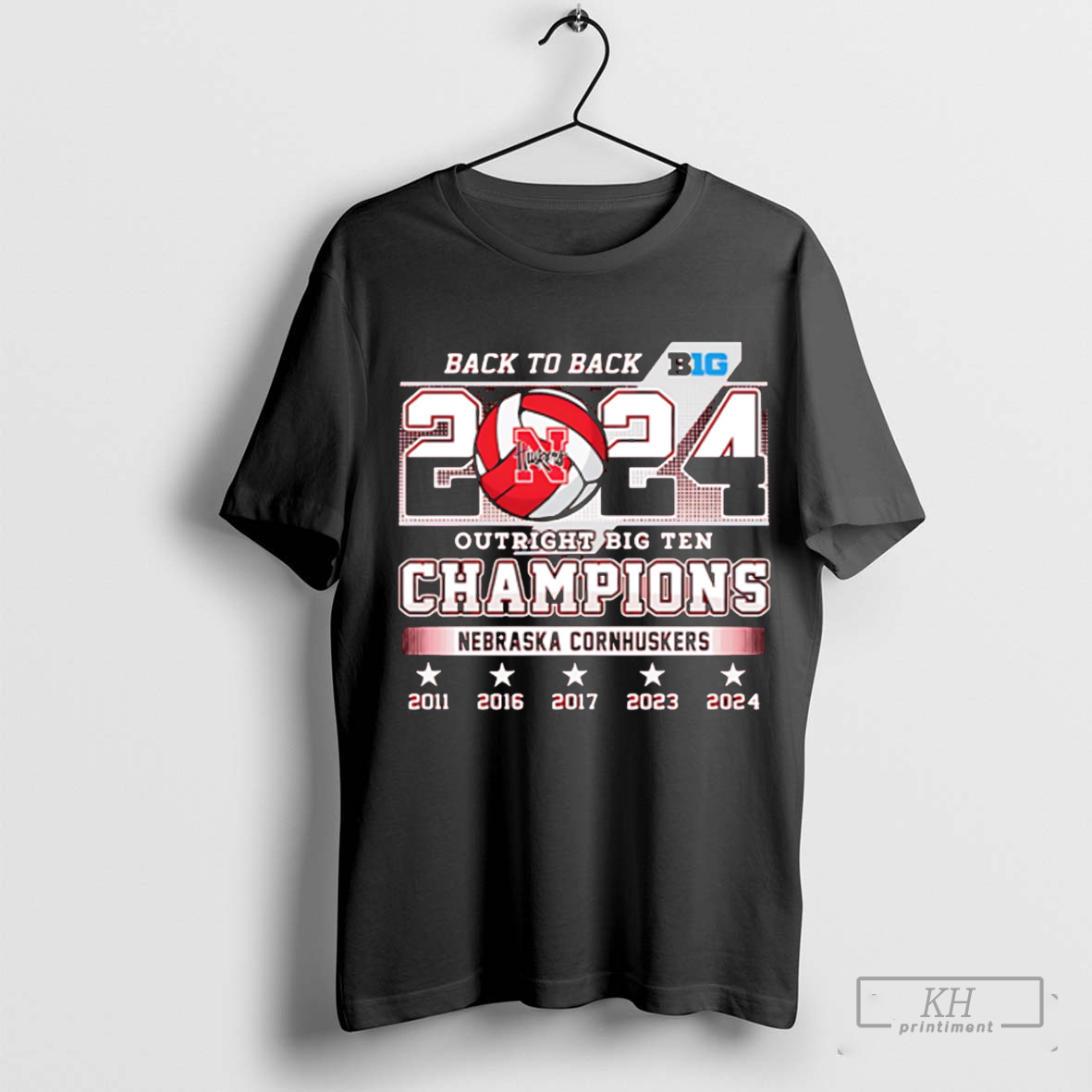 Lady Huskers Back To Back 2024 Outright Big Ten Champions