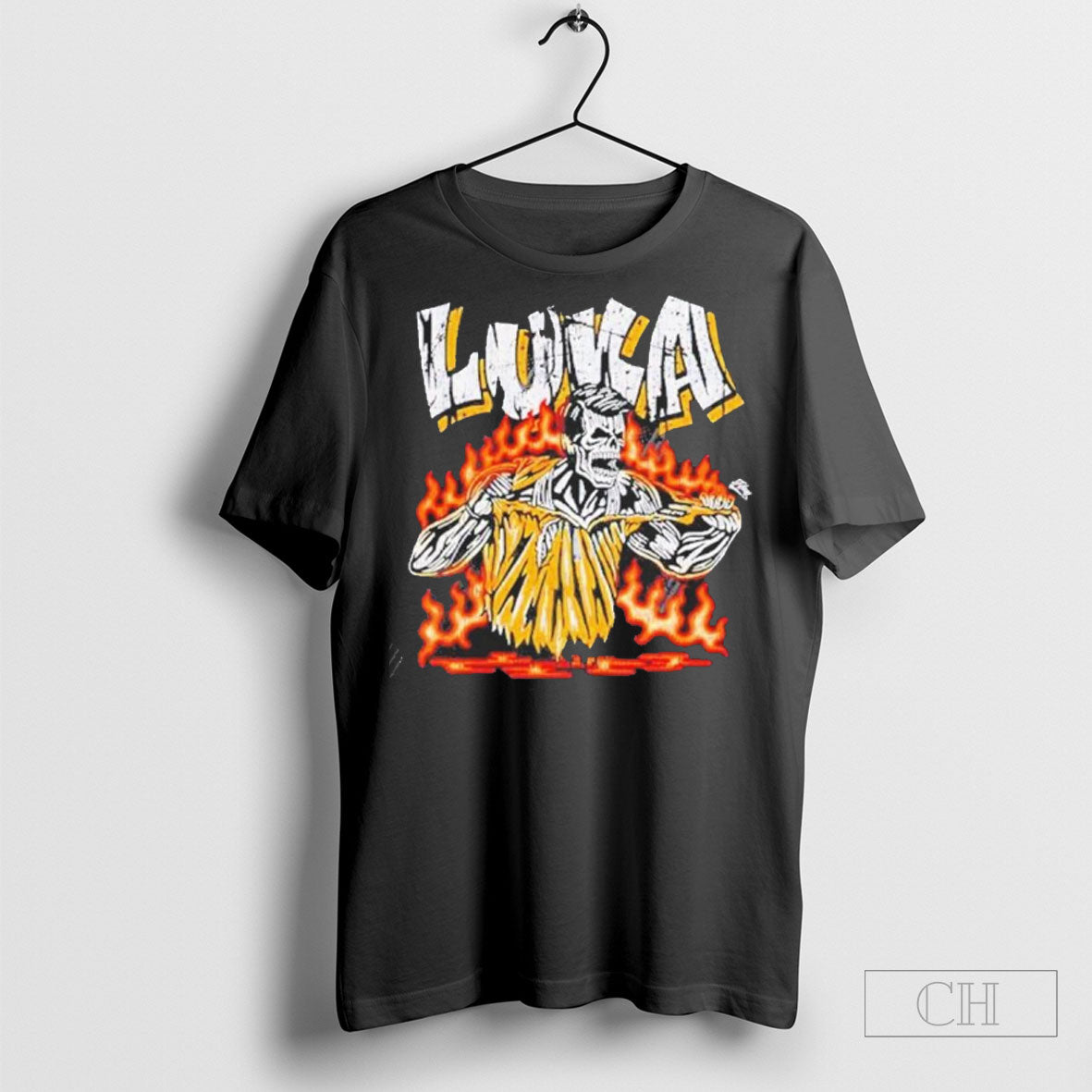 Lakers Skeleton Luka Fire Tear