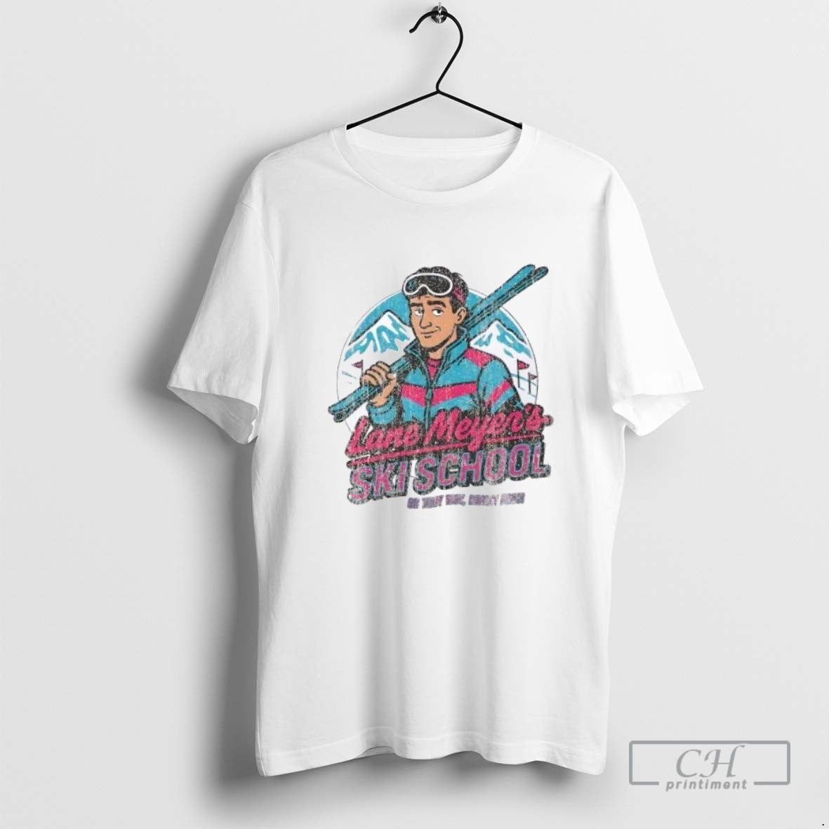 Lane Meyers Ski School Go That Way Really Fast T Shirt Sweater
