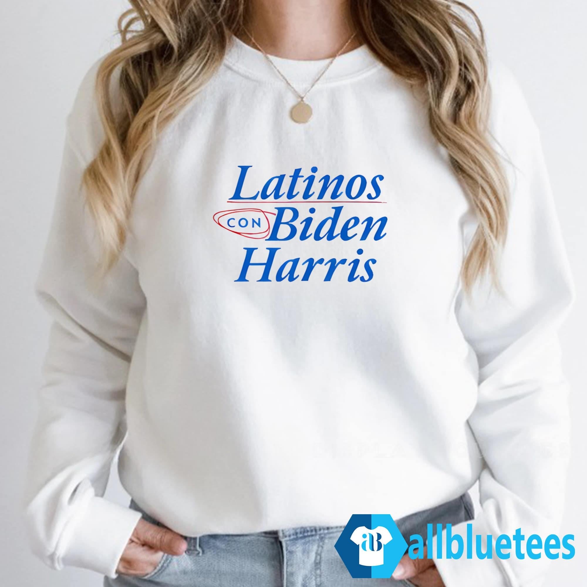 Latinos Con Biden Harris Shirt