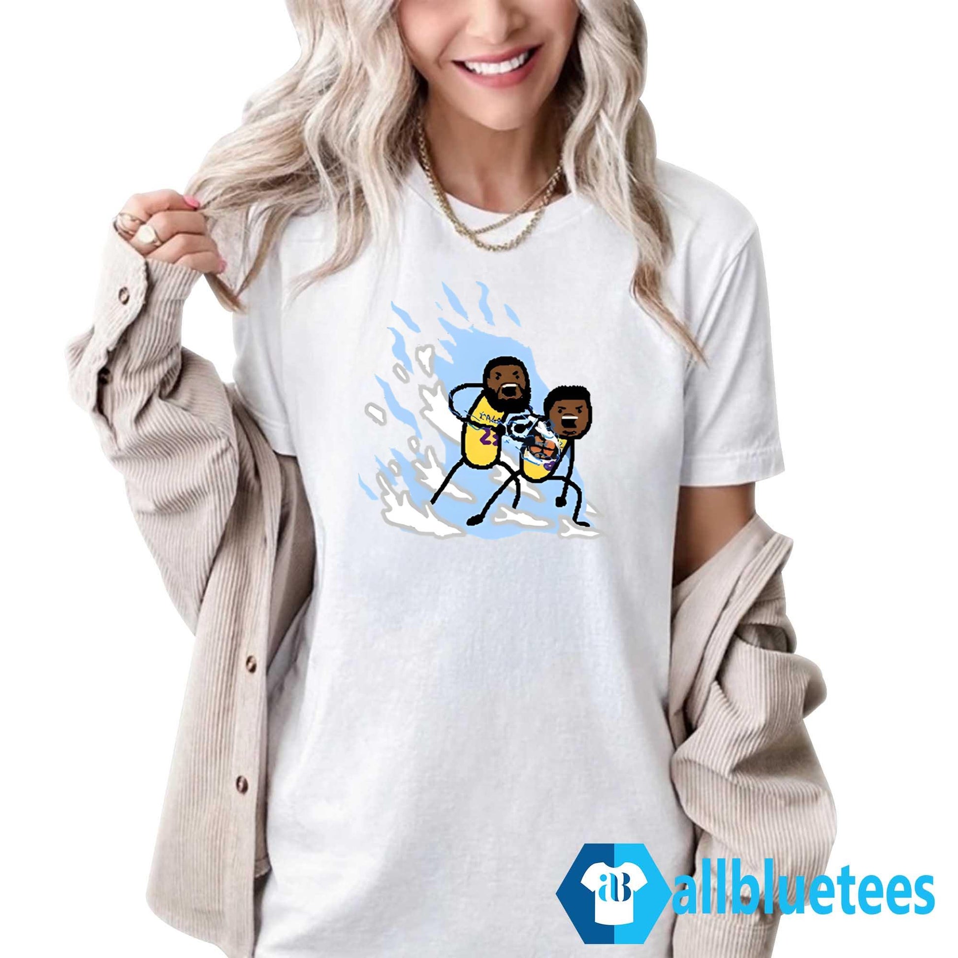 LeBron James Father Son Kamehameha Shirt