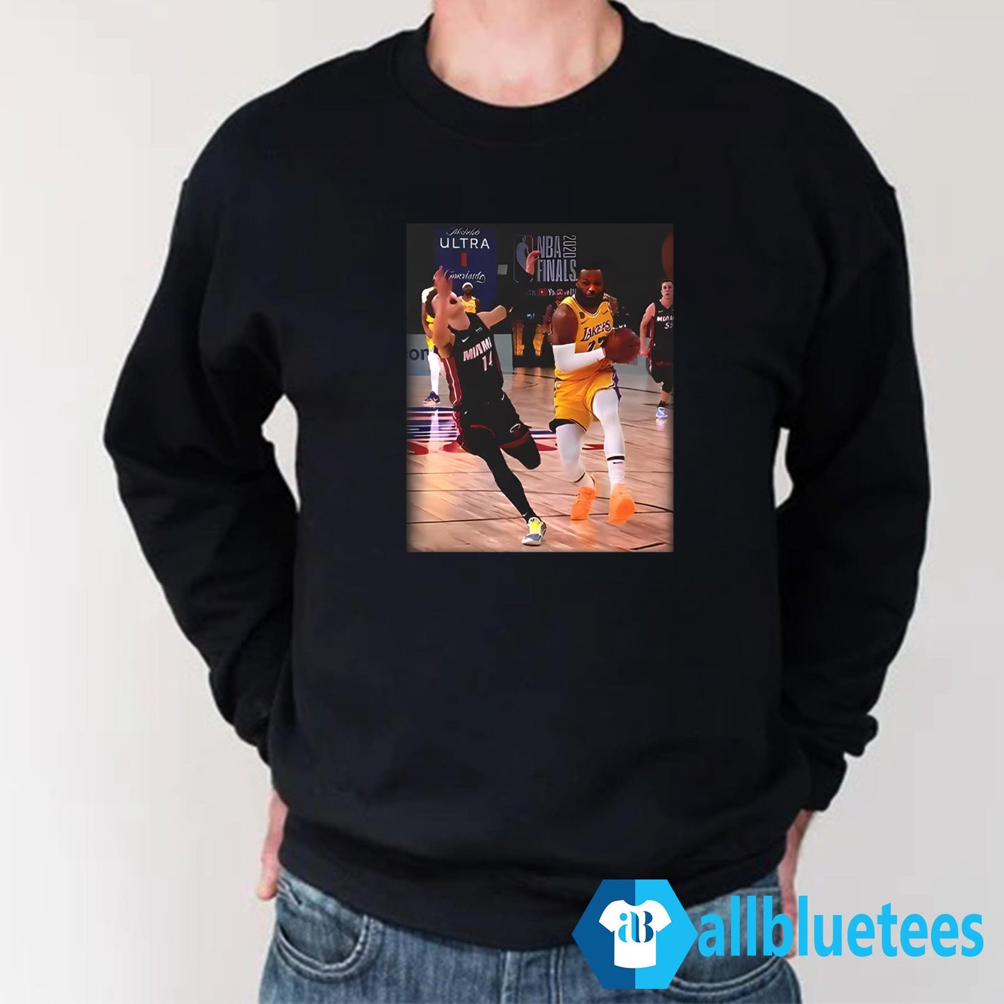 LeBron James Tossing Tyler Herro Shirt